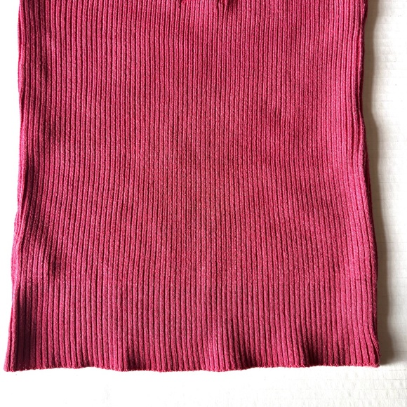 Debut Pink Ribbed Tank Top - Picture 7 of 8
